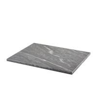 Rectangular Dark Grey Marble Platter